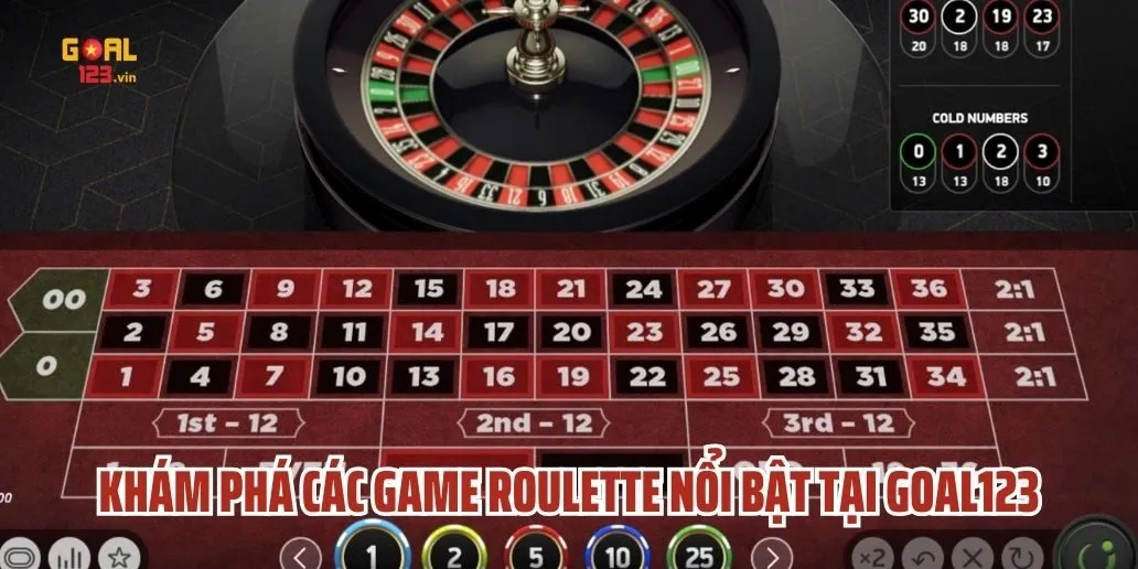 Khám Phá Các Game Roulette Nổi Bật Tại Goal123