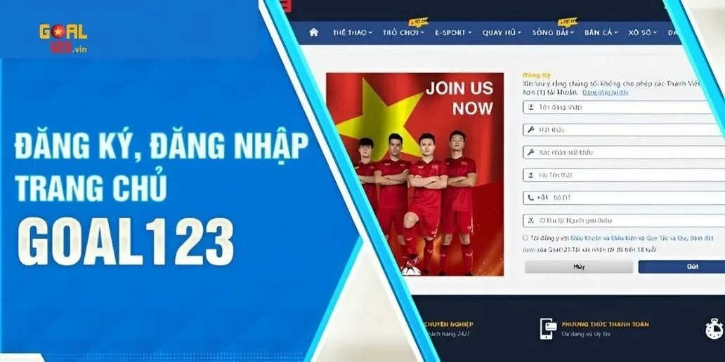 Các Bước Đăng Ký Goal123 Chi Tiết và Dễ Hiểu